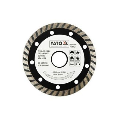 Diamantový kotouč TURBO - d = 125 mm - YT-6023