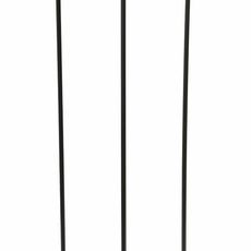 DekorStyle Stojan na kvety 100 cm ČIERNY