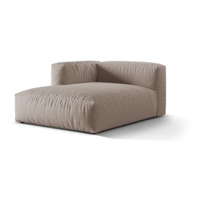 Béžový modul pohovky (ľavý roh) Martina – Micadoni Home