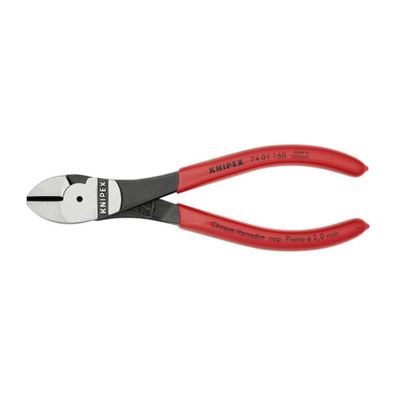 Výkonné bočné frézy 160 mm KNIPEX 74 01 160 - leštená hlava, plastové puzdrá