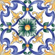 Dlažba Ragno Amuri Maiolica Tappeto 3 20x20 cm lesk AMRC8J