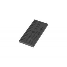 Wera 137321 Modul náradia - penová vložka 9821 pre račňovú sadu 8000 B Zyklop 3/8". Bez náradia