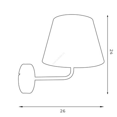 Flexibilné svietidlo ARDEN 1xE27/60W/230V zelená/zlatá