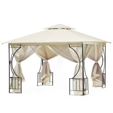 MultiGarden Záhradný pavilón BETH s moskytiérou 3x4 m béžový