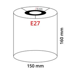 Eglo 32912 - Univerzálne tienidlo TUNJA E27 pr. 15 cm krémová