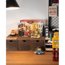 RoboTime - Miniatúra domčeka Garáž 2xAAA