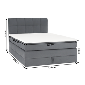 Boxspringová postel ROSLIN 3 Tempo Kondela 120 cm