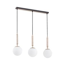 Luster na lanku VOLDA 3xE14/40W/230V mosadz