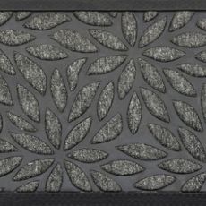 Kontrast Obdĺžniková rohožka PLANTS 40x60 cm sivá