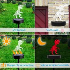 XSTRON SL02 - Základňa pre 3D LED nočnú lampu - Solar - vodotesná, solárna