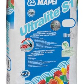 Lepidlo Mapei Ultralite S1 sivá 15 kg C2TE S1 ULTRALITES1