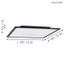 Eglo 99417 - LED RGB Stmievateľné stropné svietidlo SALOBRENA-C LED/30,5W/230V +DO