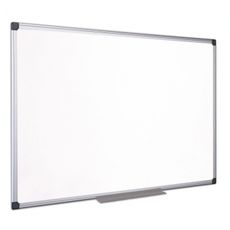 Biela popisovacia tabuľa na stenu 1+1 ZADARMO, magnetická, 1200 x 900 mm