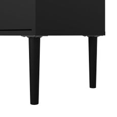 Čierny TV stolík 177x57 cm Media – Tvilum