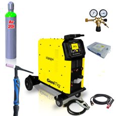 KOWAX GeniTig®320 AC/DC LCD5 + Horák TIG18 + Podvozok + Chladič + Redukčný ventil + plná Tlaková fľaša Argon
