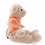 Plyšový medvedík, smotanová/oranžová, 45cm, MADEN BOY TYP1