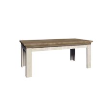 Konferečný stolík Royal LN 90 cm Biela - dub
