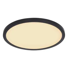 Globo Stropné LED svietidlo Sapana čierne, pr. 294 mm