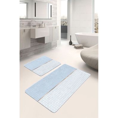 Modré kúpeľňové predložky v súprave 2 ks 60x100 cm – Mila Home
