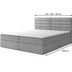 Čalúnená boxspring posteľ Cargo - sivá Rozmer: 160x200