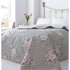 Pléd na posteľ Catherine Lansfield Canterbury Rose, 240 × 260 cm