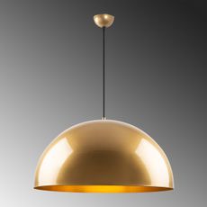 Luster na lanku KURE 1xE27/40W/230V zlatá
