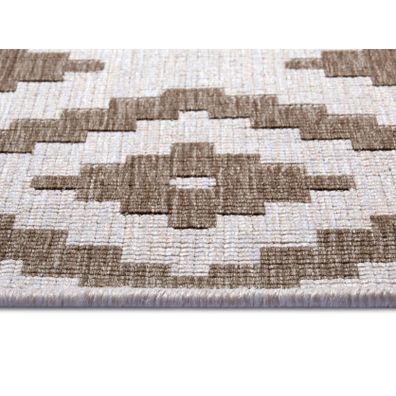 Hanse Home , Kusový koberec Twin-Wendeteppiche 105460 Linen – na von aj na doma, 80x150, hnedá, chodba / predsieň