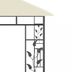 Záhradný altánok s moskytiérou 3 x 3 m Dekorhome Krémová