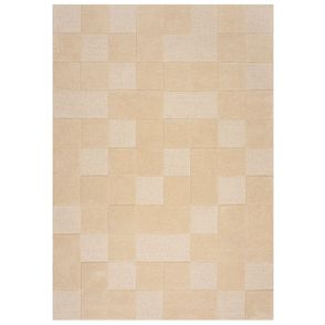 Flair Rugs koberce Kusový koberec Moderno Checkerboard Natural - 160x230 cm