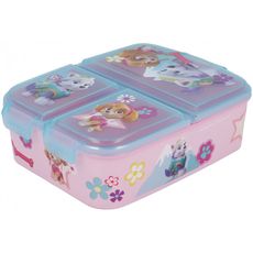 Multibox na desiatu pre dievčatá Labková patrola / Paw Patrol s 3 priehradkami