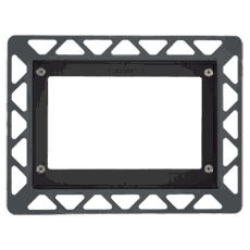 Inštalačný rámček Tece Loop  z plastu  v čiernej farbe 9240647