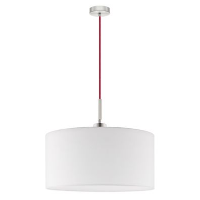 Eglo - LED  Luster na lanku TUNJA 1xE27/60W/230V biela