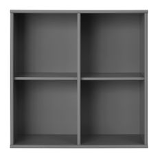 Antracitová závesná knižnica 70x70 cm Mistral – Hammel Furniture