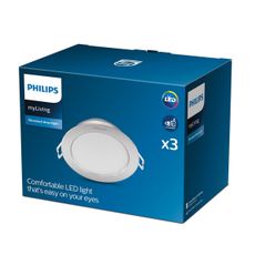 Philips - SADA 3x LED Podhľadové svietidlo DIAMOND LED/3,5W/230V 2700K