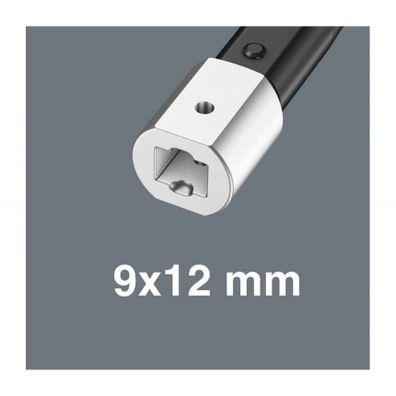Wera 078626 Predĺženie pre kľúč - kľúč na očká 13 mm. Typ 7771, tvar B (9 x 12 mm)