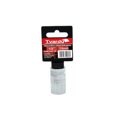 Šesťhranná objímka 1/2" 15 mm TVARDY (10/100)