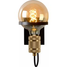 Lucide 30271/01/30 - Nástenná lampa OTTELIEN 1xE27/60W/230V čierna