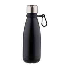 Altom Nehrdz. fľaša na vodu s karabínkou 350 ml, čierna