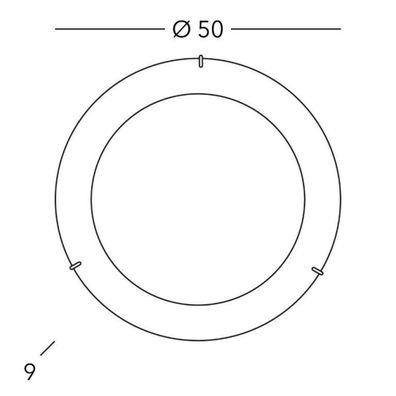 Kolarz A1306.13.4 - Stropné svietidlo MOON 3xE27/60W/230V