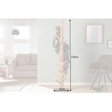 Stojan na kabáty Strom 170cm prírodný