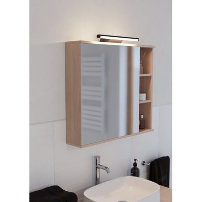 Eglo 901287 - LED RGBW Stm. kúpeľňové osvetlenie REGELLO-Z 12W/230V IP44 čierna