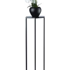 DekorStyle Stojan na kvety Loftstyle III 100 cm čierny