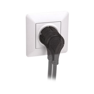 Solight 5B142 − Zásuvka SLIM PUSH, biela
