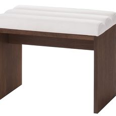 Szynaka Čalouněný taburet Porti 81 60 cm z masivu dub antický/světle béžový
