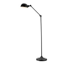 Čierna stojacia lampa (výška 143 cm) Portland - Markslöjd