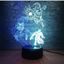 3Dmix 3DL-SMRT050 – 3D LED nočná lampa - Avengers – Ironman, Spider-man, Batman (Smart)