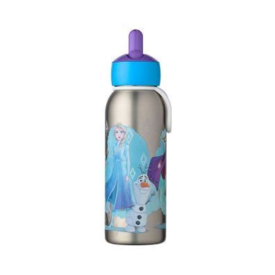 Nerezová detská fľaša v striebornej farbe 350 ml Frozen 2 – Mepal