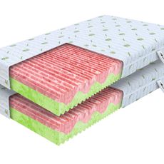 Wilsondo Matrace s profilovanou penou 90x200x21 (2 ks) 1+1 Zuno