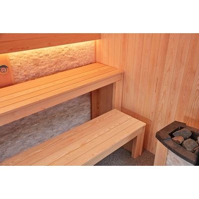 M-SPA - Suchá sauna s pieckou 220 x 180 x 210 cm 6kW