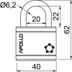 RV.APOLLO.40 visiaci zámok